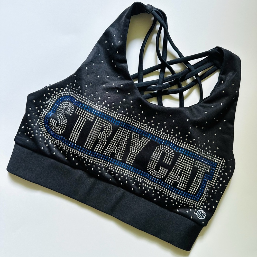 ✨SOLD✨ Illusive Apparel Black Stray Cat Sports Bra